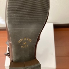ニットブーツ　ブラウン　Mの画像