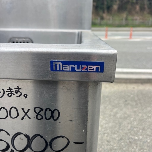 ☆中古品  マルゼン1槽シンク  600×600×800  厨房用品  ☆ 