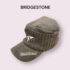 BRIDGESTONE ブリヂストン バイザー付 ニットキャップ