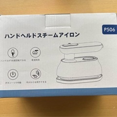 新品未使用　スチームアイロン 小型軽量ドライアイロン 180度回転 しわ取り 脱臭除菌の画像