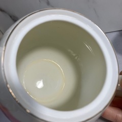☆値引き☆O 2503-381 紫峰窯 湯のみ ５客&急須 バラ売り不可 キズ 汚れありの画像