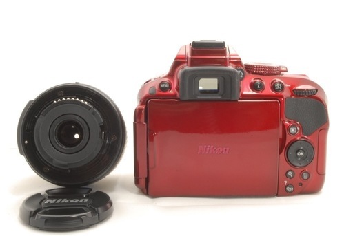 美品！ レッド Nikon D5300 レンズキット 18-55mm VR Ⅱ 赤 Wi-Fi転送OK 入門機 初心者オススメ ニコン
