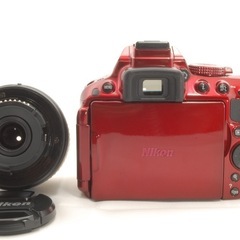 美品！ レッド Nikon D5300 レンズキット 18-55mm VR Ⅱ 赤 Wi-Fi転送OK 入門機 初心者オススメ ニコン　カメラデビュー 一眼レフ カメラの画像