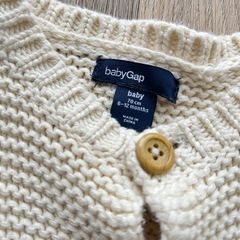 baby gap ニットカーデ　70cmの画像