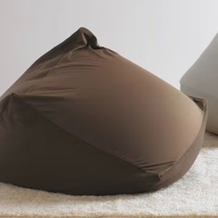 無印ビーズクッション　茶色の画像