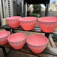 植木鉢　（ピンク）6個の画像