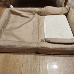 【今月まで】ベビー用品７点おまけ付き(ベビーベッド、ベビーカー、お風呂用品、お布団)の画像