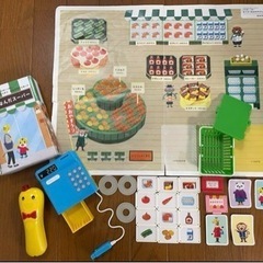 こどもちゃれんじ　はてなんだくんセット（レストラン、スーパー、ワーク等）の画像