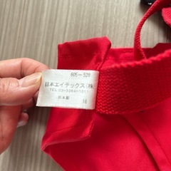 キャリフリー　チェアベルト（赤）離乳食　赤ちゃん　ベルトの画像