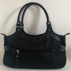 M【中古品】kitamuraキタムラK2 黒 ハンドバッグ レディース 鞄の画像