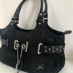 M【中古品】kitamuraキタムラK2 黒 ハンドバッグ レディース 鞄の画像