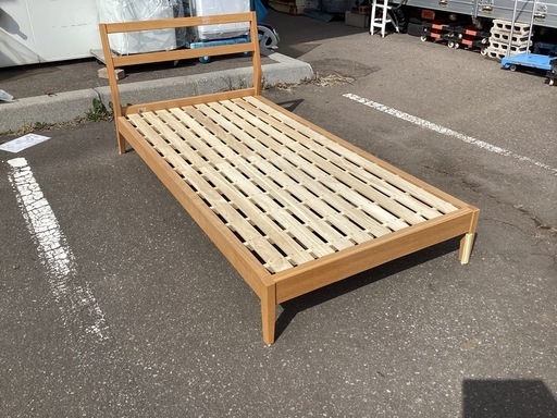 美原店　(E) シングルベッド　無印　ベッド　寝具