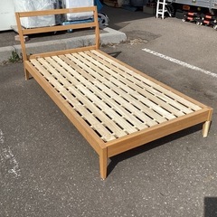 美原店　(E) シングルベッド　無印　ベッド　寝具