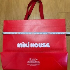 【✨美品✨】MiKi house/ミキハウス紙袋ショッパー大きいサイズの画像