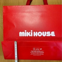 【✨美品✨】MiKi house/ミキハウス紙袋ショッパー大きいサイズの画像