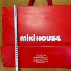 【✨美品✨】MiKi house/ミキハウス紙袋ショッパー大きいサイズの画像