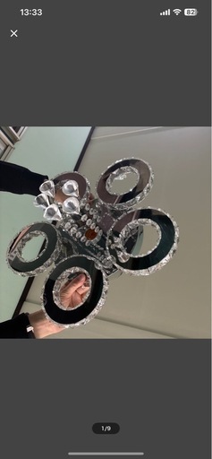 シャンデリア キラキラ ダイア LED照明 電球