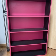 四段ラック　コレクション棚　カラーボックス