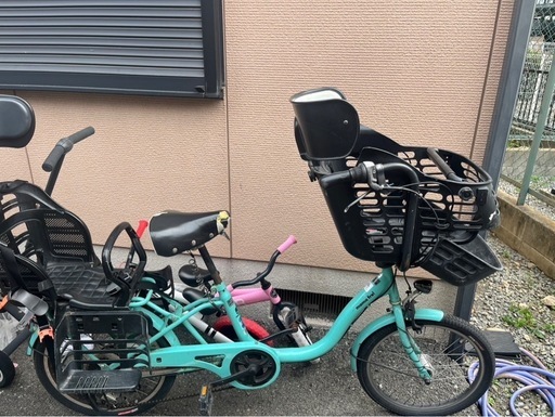 3人乗り 電動アシスト自転車 1638ヤマハ3人乗り対応20インチ子供乗せ