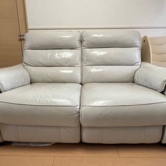 【お取引中】ニトリ　電動ソファ　アイボリー