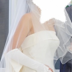 【✨美品✨】結婚式キラキラしたラメ入りベールの画像