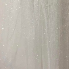 【✨美品✨】結婚式キラキラしたラメ入りベールの画像