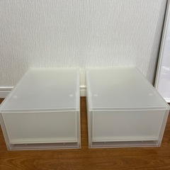 無印MUJIポリプロピレンケースの画像