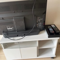 SHARPテレビ3点セットの画像