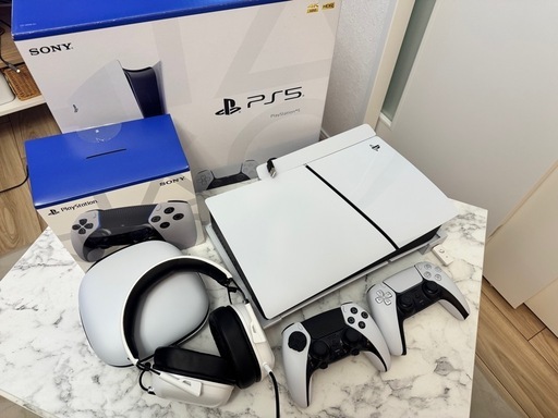 PS5、Dualsense Edge、ゲーミングヘッドセット等