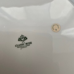 ローゼンタール　クラシックローズ　持ち手付き大皿の画像