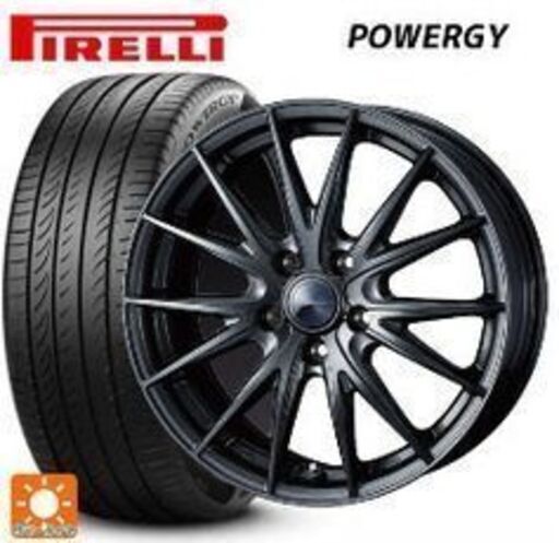 全国発送可能【走行距離10m】レヴォーグ（VN系）225/45R18 95W XL ピレリ POWERGY（サマータイヤ） 7.5J +55 114.3 5穴 4本 2024年32週製造