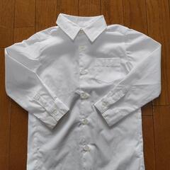 子ども長袖カッターシャツ/中古美品/120サイズ