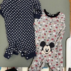 西松屋　80センチ　ロンパース2枚セットの画像