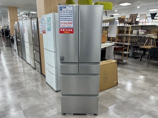 【安心1年保証】HITACHI 6ﾄﾞｱ冷蔵庫入荷 931