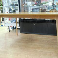 NITORI ダイニングテーブル 幅150×奥90×高70cm マイアミ ブラウン系 食卓テーブル ニトリ  札幌市 清田区 平岡の画像