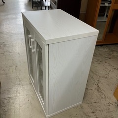 ☆値下げ☆K2503-399 （株）下村家具 キッチンキャビネット H6281 キズ汚れ有りの画像