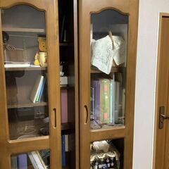 無料★本棚　可動式　大容量　分割可能　ブラウンの画像