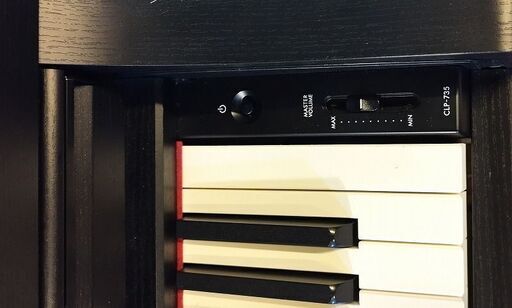 最終値下げ【美品、完動品、フルセット】YAMAHA（ヤマハ）電子ピアノ CLP-735 クラビノーバ　2020年製　黒　椅子付き