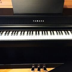最終値下げ【美品、完動品、フルセット】YAMAHA（ヤマハ）電子ピアノ CLP-735 クラビノーバ　2020年製　黒　椅子付きの画像
