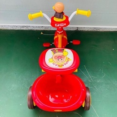 値下げそれいけ！アンパンマン ミー乗用玩具三輪車押し棒欠品