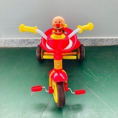 値下げそれいけ！アンパンマン ミー乗用玩具三輪車押し棒欠品