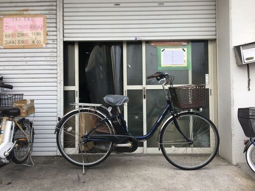 世界的に 地域限定送料無料パナソニックビビFX12AH青パスウィズアシスタ 自転車本体