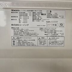 ノンフロン冷凍冷蔵庫　MORITA MR-F110MB　容量１１０L 　2010年製　サビあります　冷蔵庫　ek-610ged2の画像