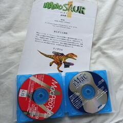 iMac初期型用アップデート関連CD、内蔵ゲーム取説