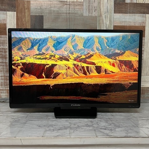 即日受渡❣️フナイ32型液晶テレビ128GB録画用メモリー付10500円