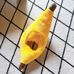 バナナの被り物