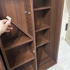 受渡し予定決定　スライド式本棚の画像