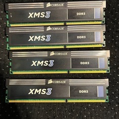 CORSAIR コルセア メモリー4枚 4G×4枚の16G