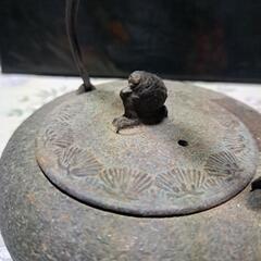 小さな鉄瓶　古美術　骨董品の画像