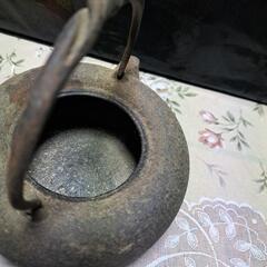 小さな鉄瓶　古美術　骨董品の画像